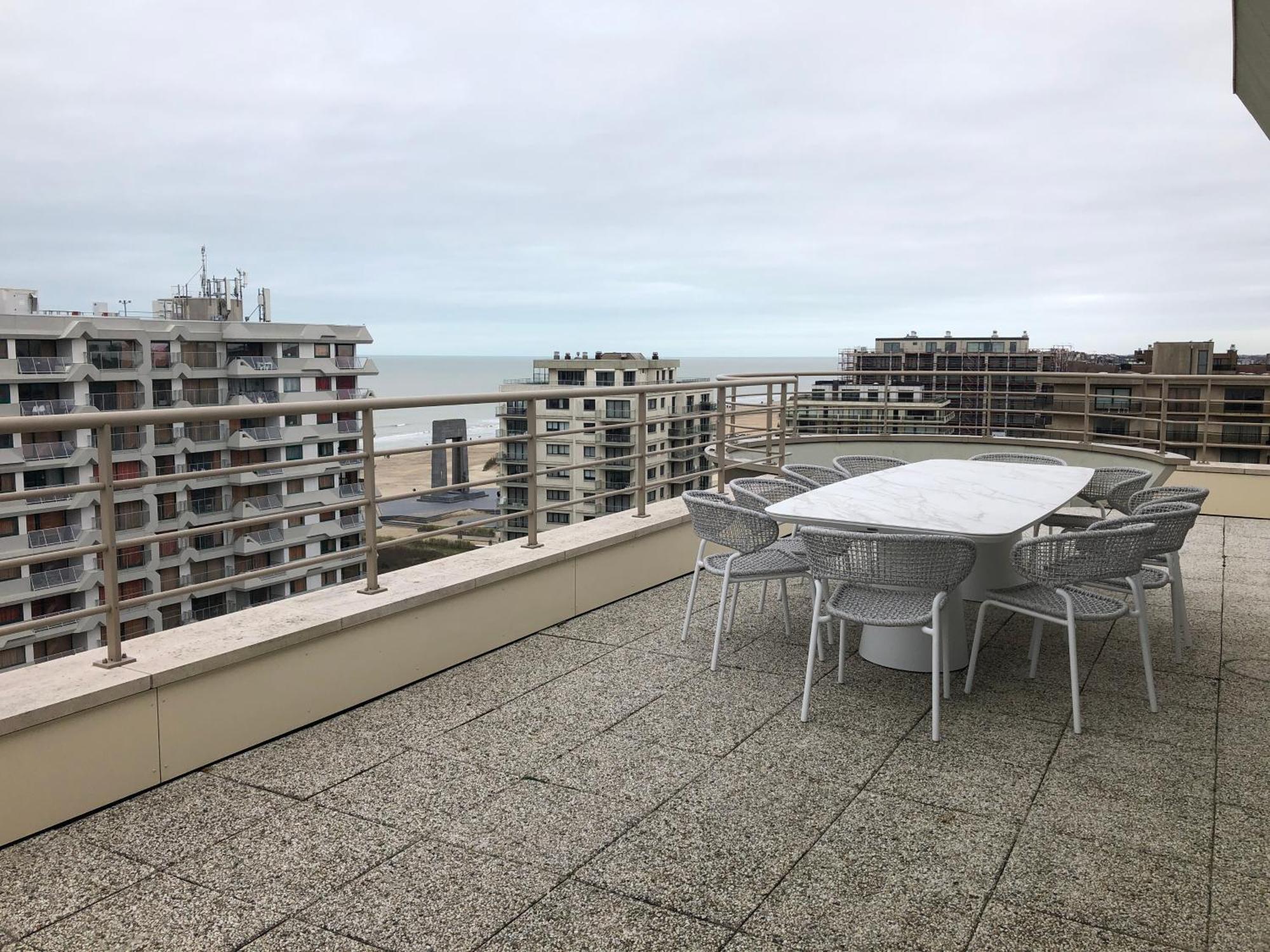 Duplex Penthouse Super Zeezicht Apartment De Panne Exterior photo